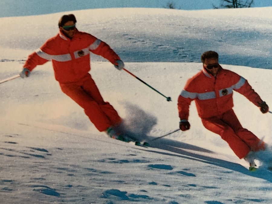 The history of the ski school Rot Weiss Rot